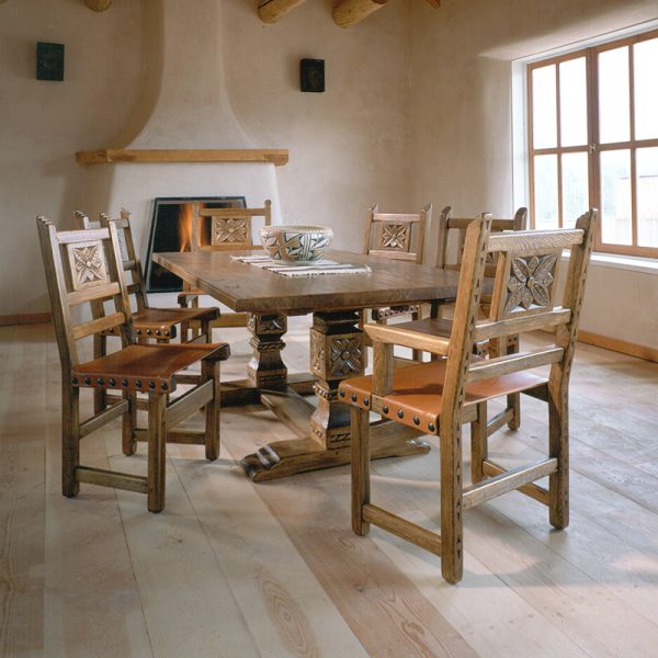 El Rey Dining Table with El Rey Dining Chairs