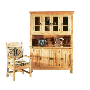 Sandia China Cabinet and Sitting Chair