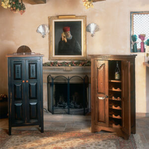 Truchas and Rio Grande Wine Cabinets