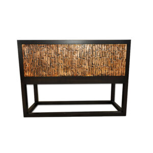 Credenza with Copper Doors