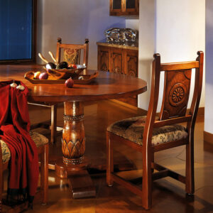 Vignette: Guadalupe Pedestal Table & Chairs