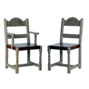 Sunburst Dining Side and Arm Chair